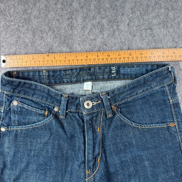 Levi's‎ Silver Tab Ltd Edition Men's 31X 31 Slim Straight Dark Wash Jeans - Picture 4 of 8